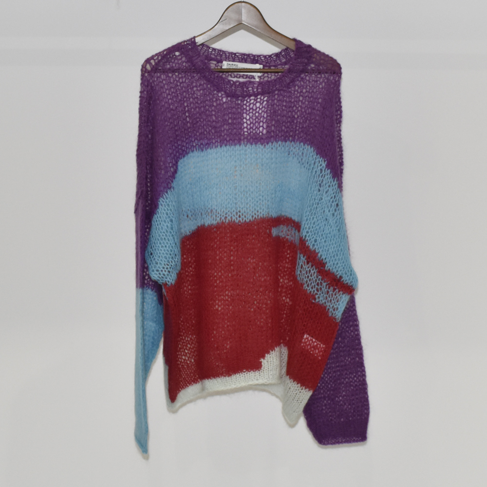 DAIRIKU PUNKS Mohair Pullover Knit[K-5-Color Movie]