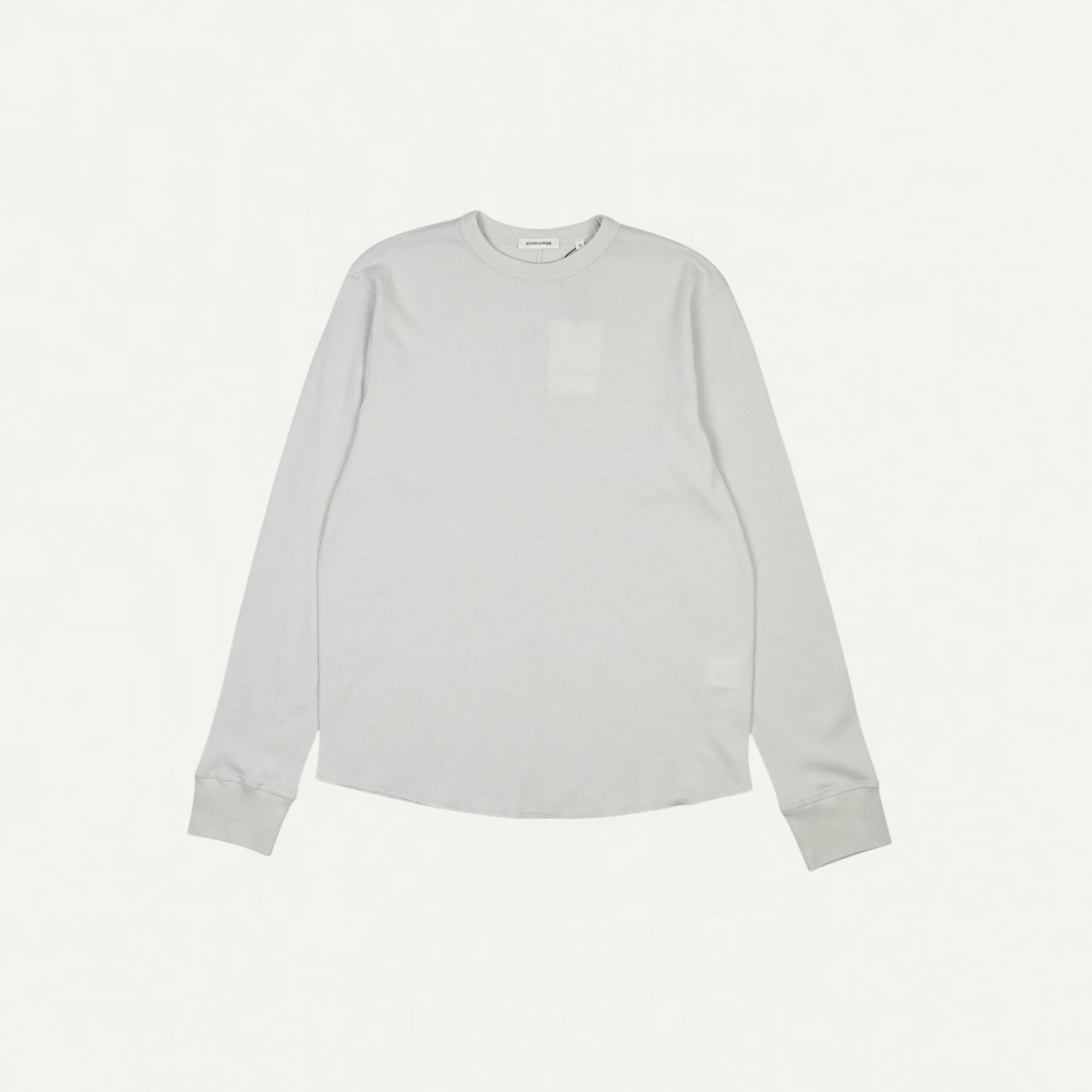 SUNFLOWER Wool Waffle L/S Tee Kit White[2068]