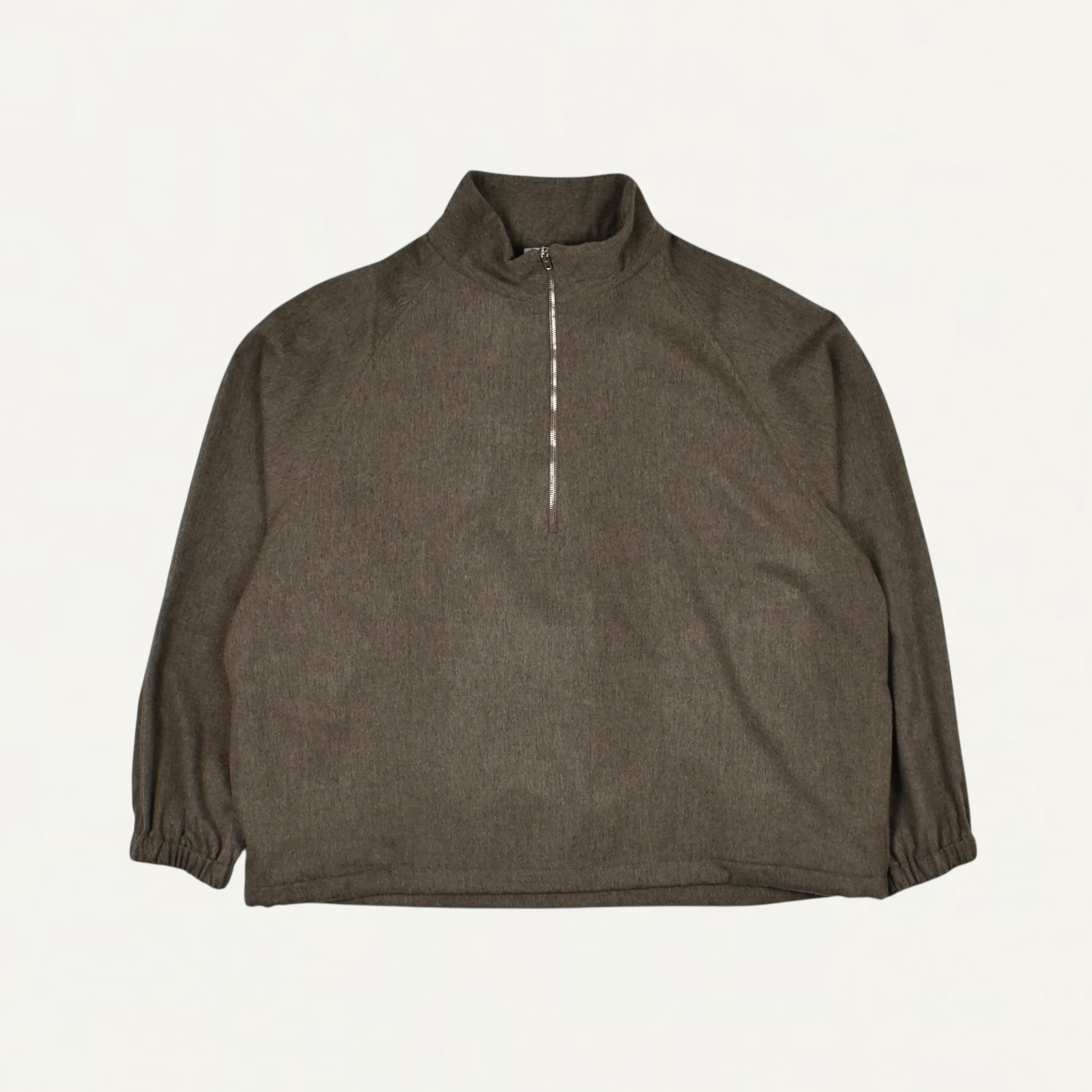 Colbo Half Zip Raglan Parka Greige Melange[LA031H-169]