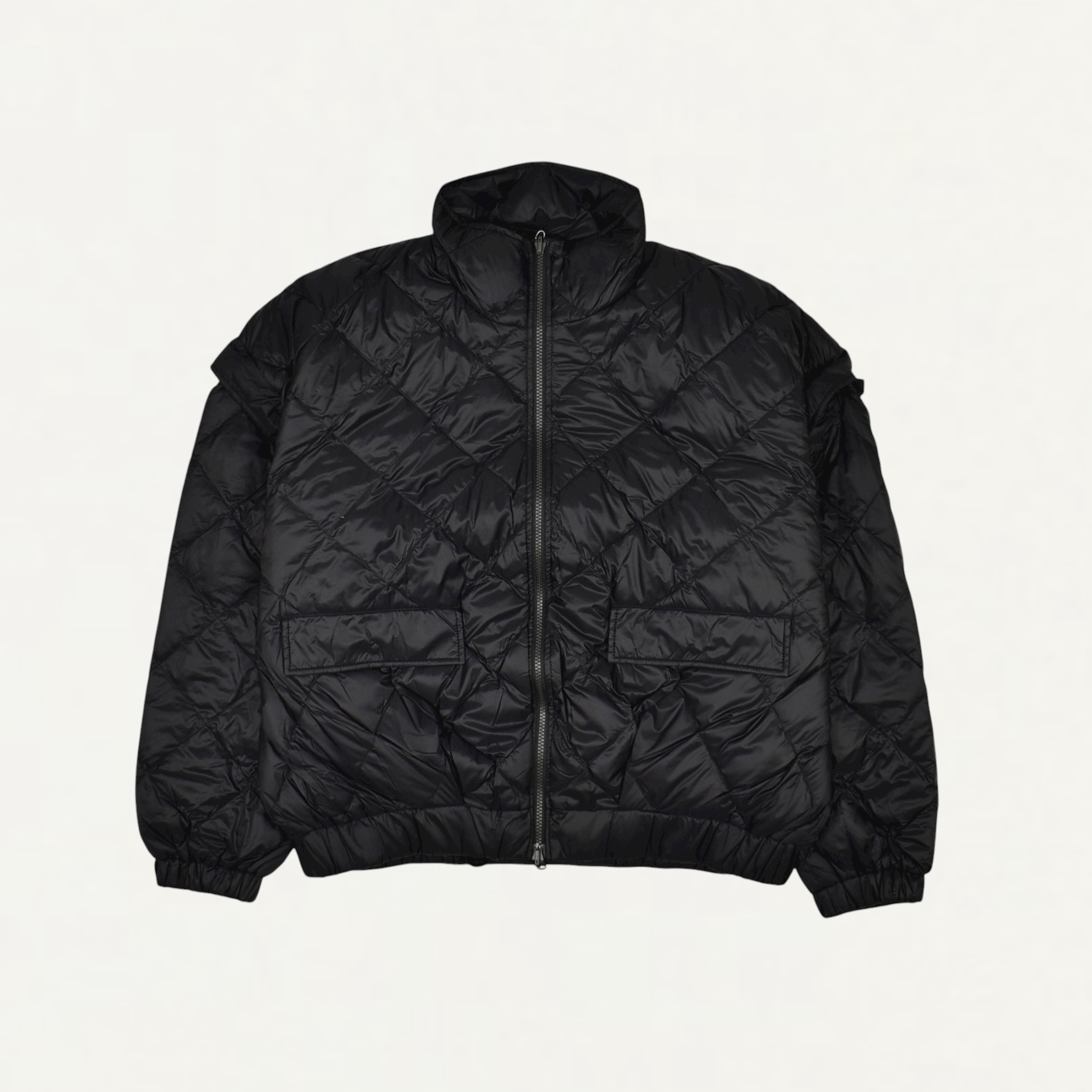 08sircus × TAION Down detachable short blouson reversible black[S25AW-CS05]