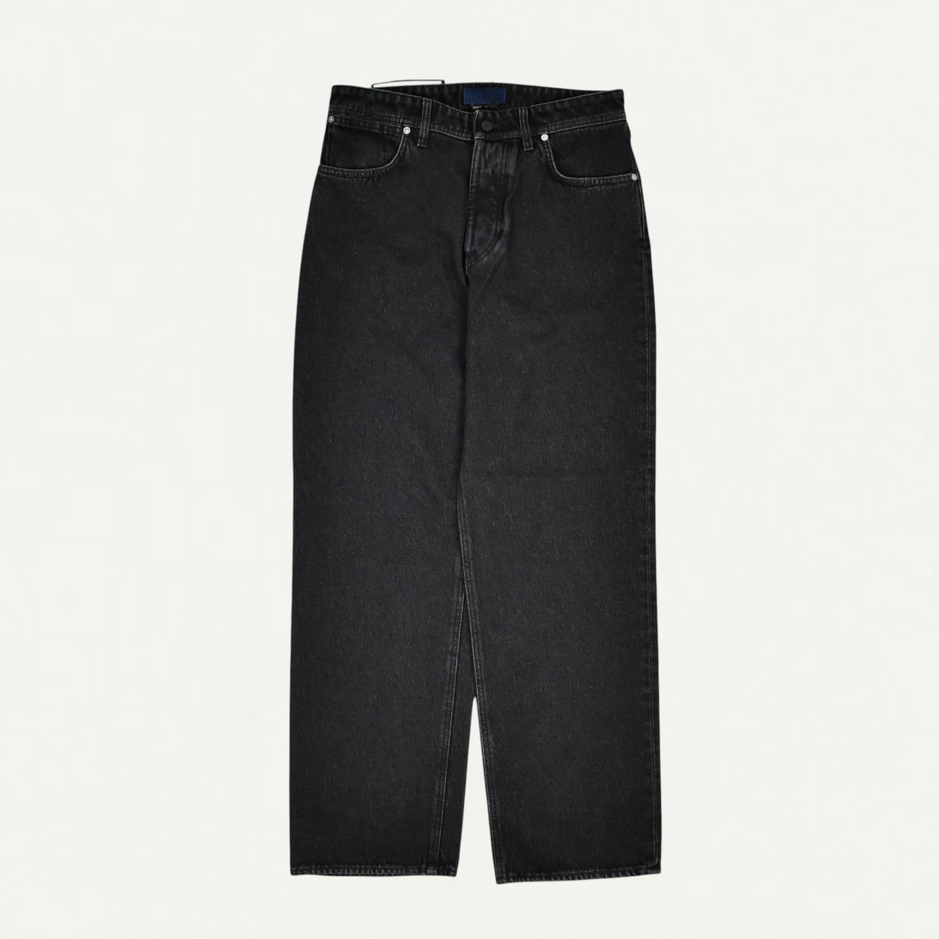 STONE ISLAND J100006 BLACK DENIM-MEDIUM GRAINY WASH Loose-fit five-pocket jeans[L2S14J100006S0J32VJ902]