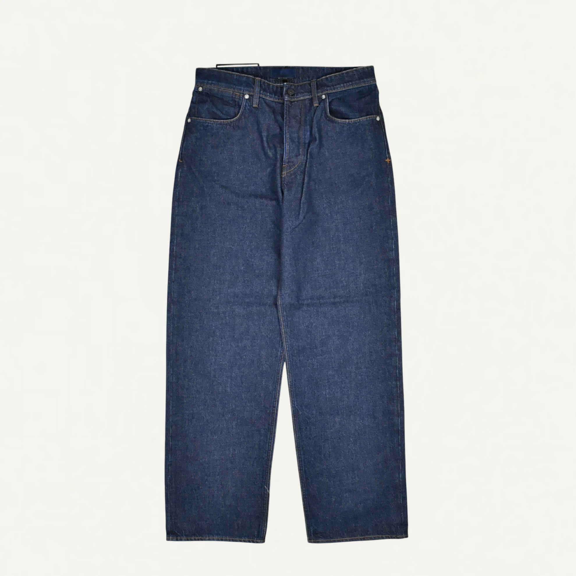 STONE ISLAND J100006 INDIGO DENIM-RINSED Loose-fit five-pocket jeans[L2S14J100006S00J7VJ201]