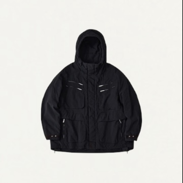 White Mountaineering GARMENT DYE RAGLAN SLEEVE BLOUSON BLACK[BK2573206]