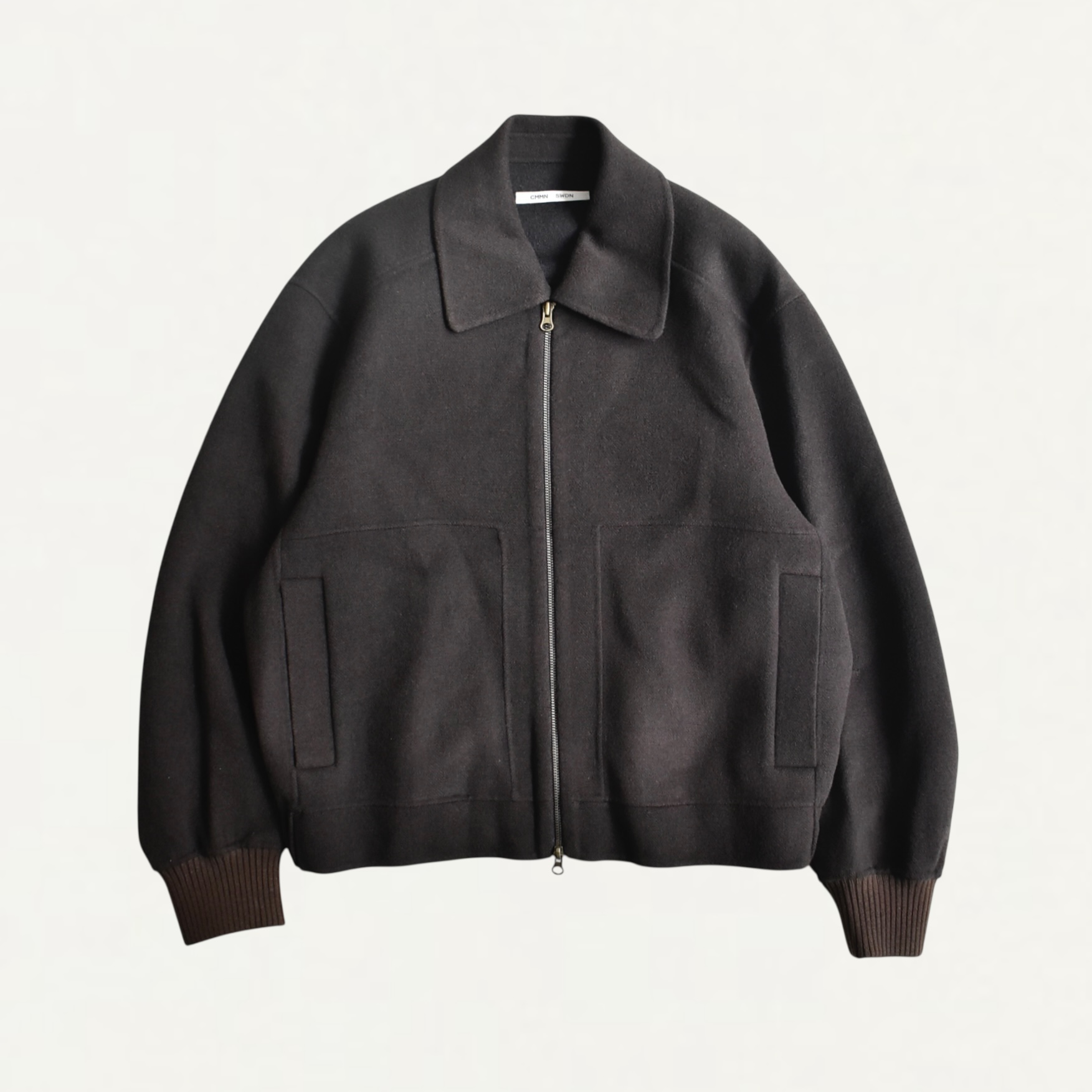 CMMN SWDN Ezra Double-Face wool Blouson Dark Mole[M25W2003]