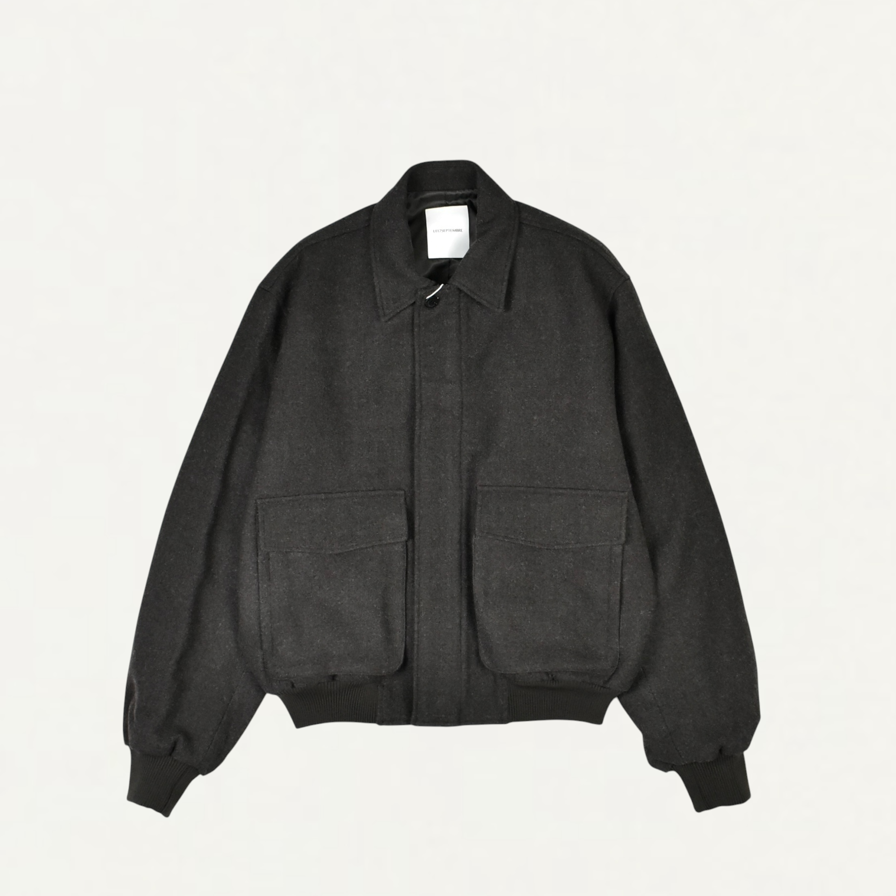 LE17SEPTEMBRE HOMME VIRGIN WOOL BOMBER JACKET BROWN[LH2679JP004EBR]