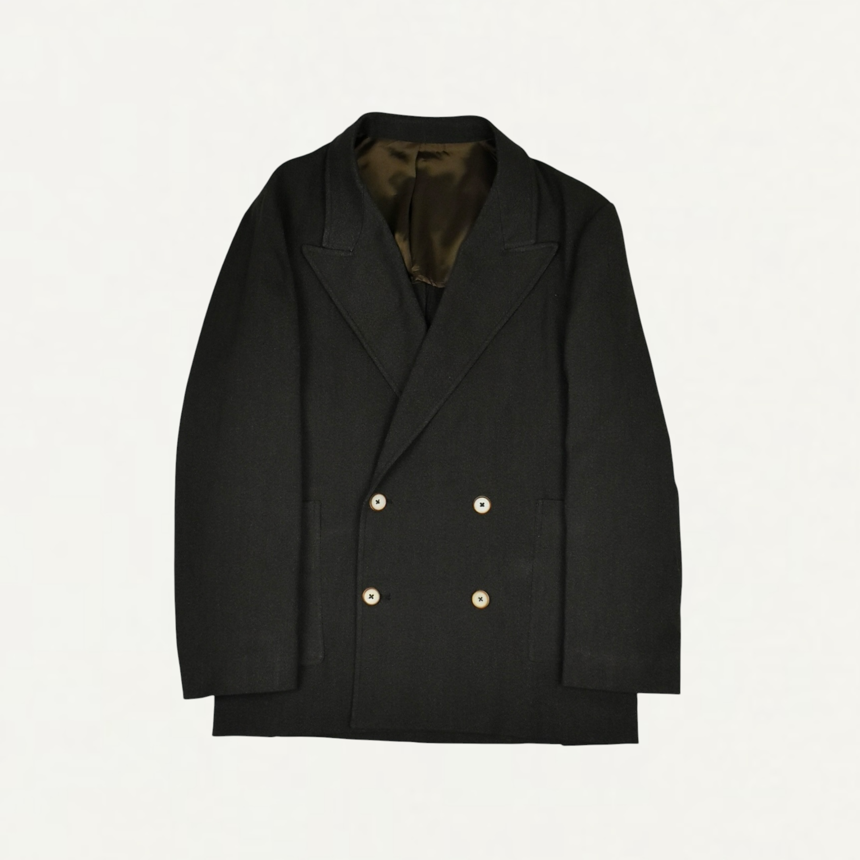 CMMN SWDN Enea Unstructured Blazer Moss Brown[M26W327]