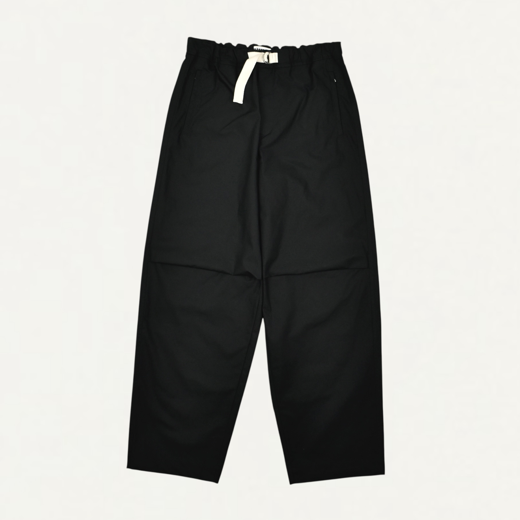 JIL SANDER+ Cotton Trousers Black[J47KA0268]
