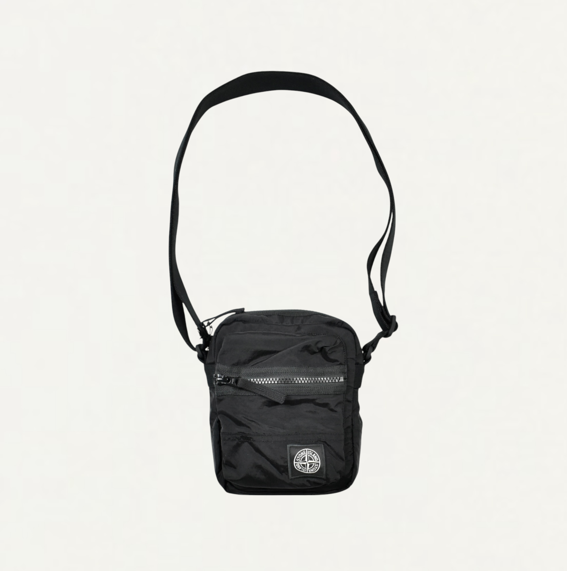 STONE ISLAND 9200015 COATED NYLON METAL IN ECONYL® Crossbody bag with pockets and adjustable strap[L2S159200015S0251]