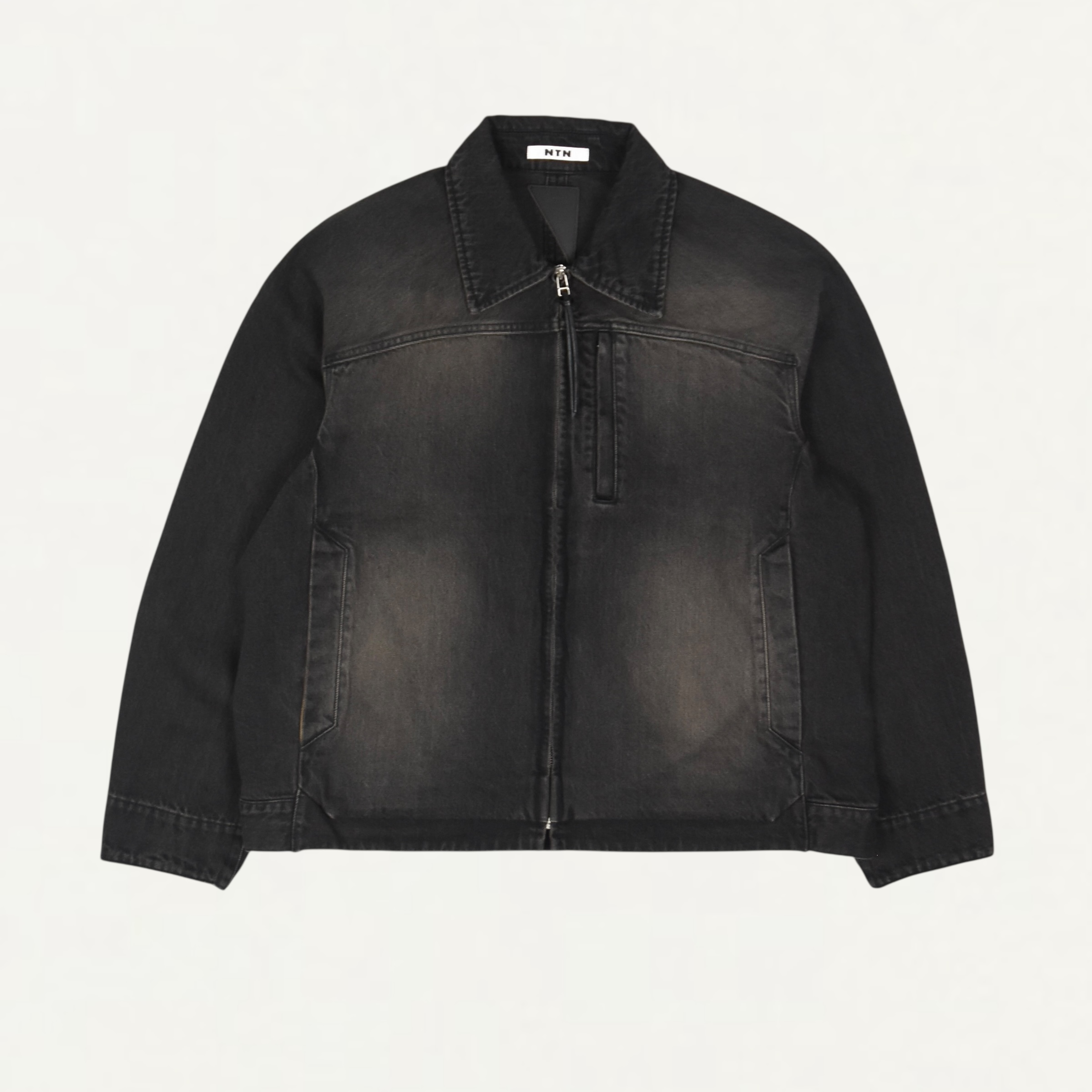 NTN BETA ZIP UP DENIM BLOUSON BLACK BROWN[N005-032115D]