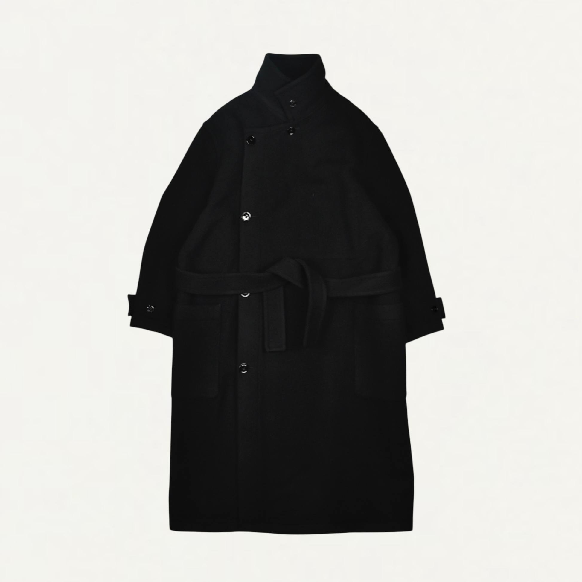 LEMAIRE WRAP COAT BLACK[CO1037 LF1116]