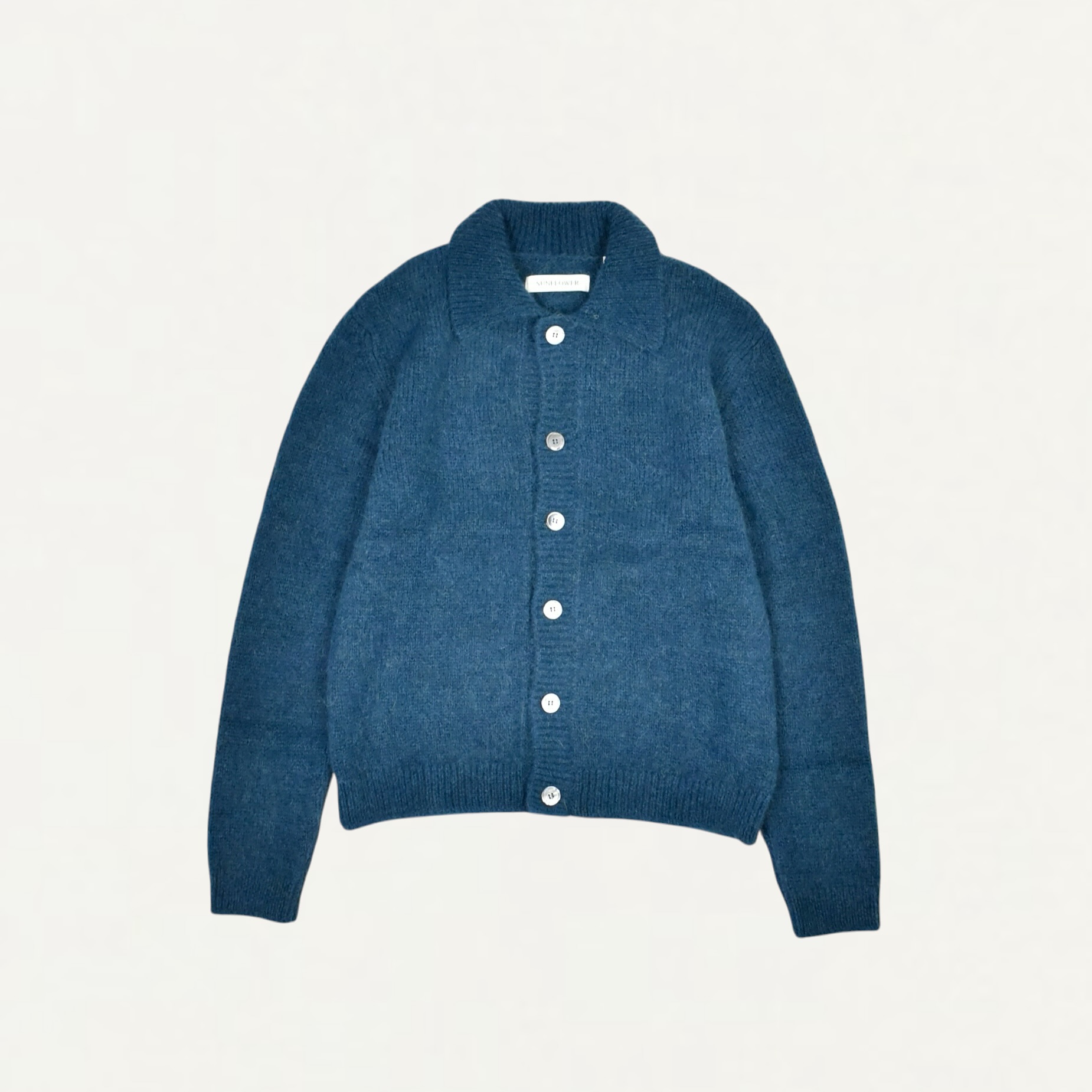 SUNFLOWER Alpaca Cardigan Dark Petrol[3093]