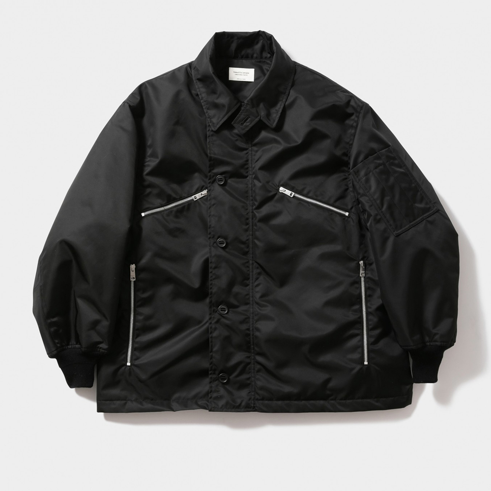 beautiful people nylon twill flight blouson