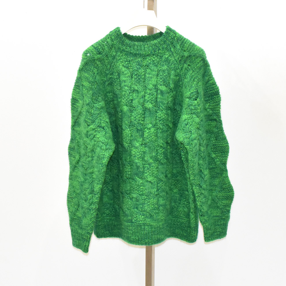 beautiful people broccoli alan knitting pullover-GREEN