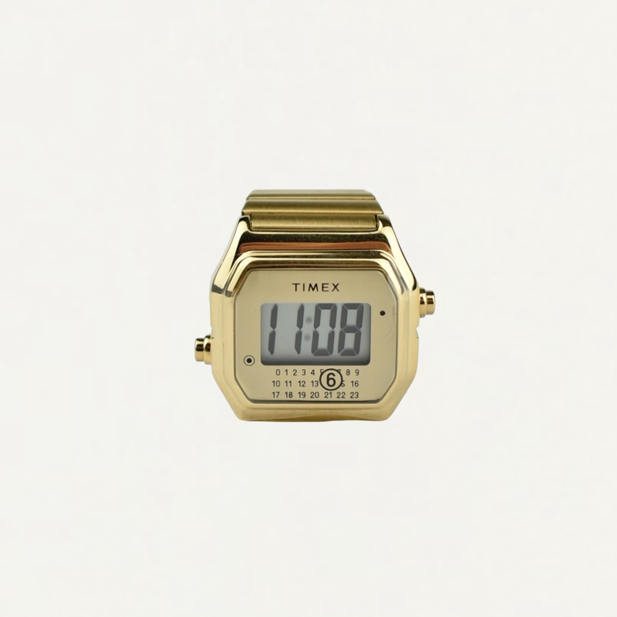 MM6 MAISON MARGIELA×TIMEX T80 Ring Watch M/L Gold[S33YW0004]